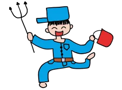 飼育員のイラスト